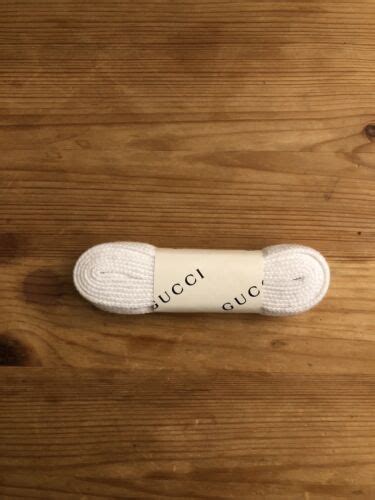 gucci laces white